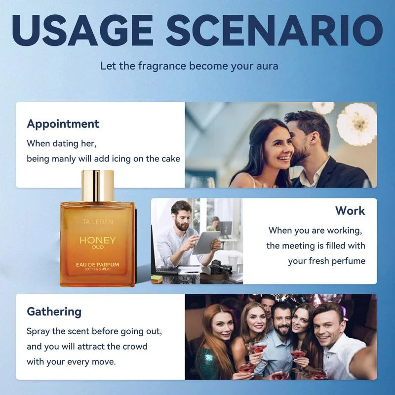 🔥Last Day: 50% OFF  TAILEDEN Honey Oud Unisex Eau de Parfum